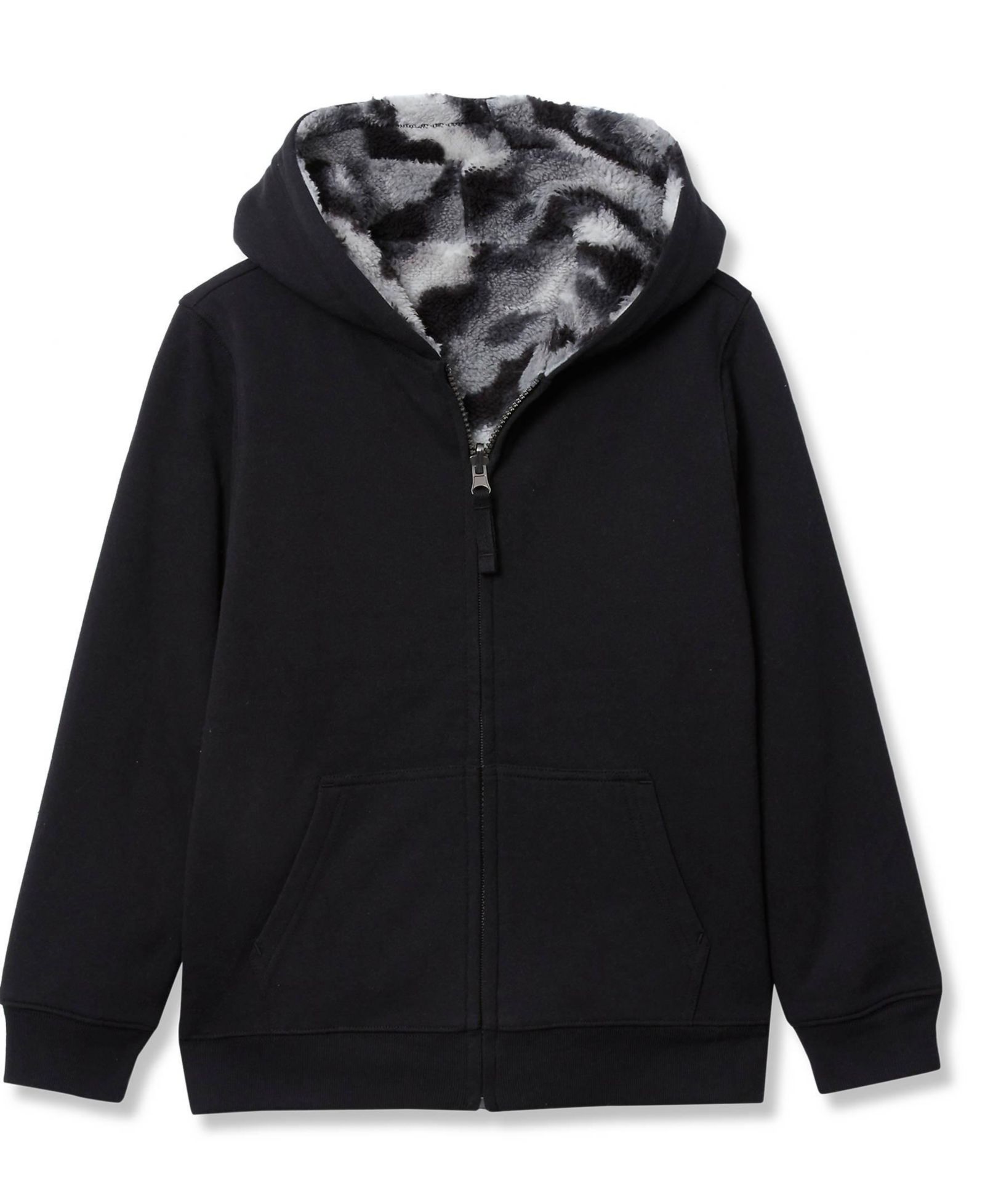 Детский флисовый худи Lands' End Girls Reversible High Pile