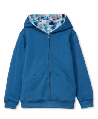 Floral/dark blue
