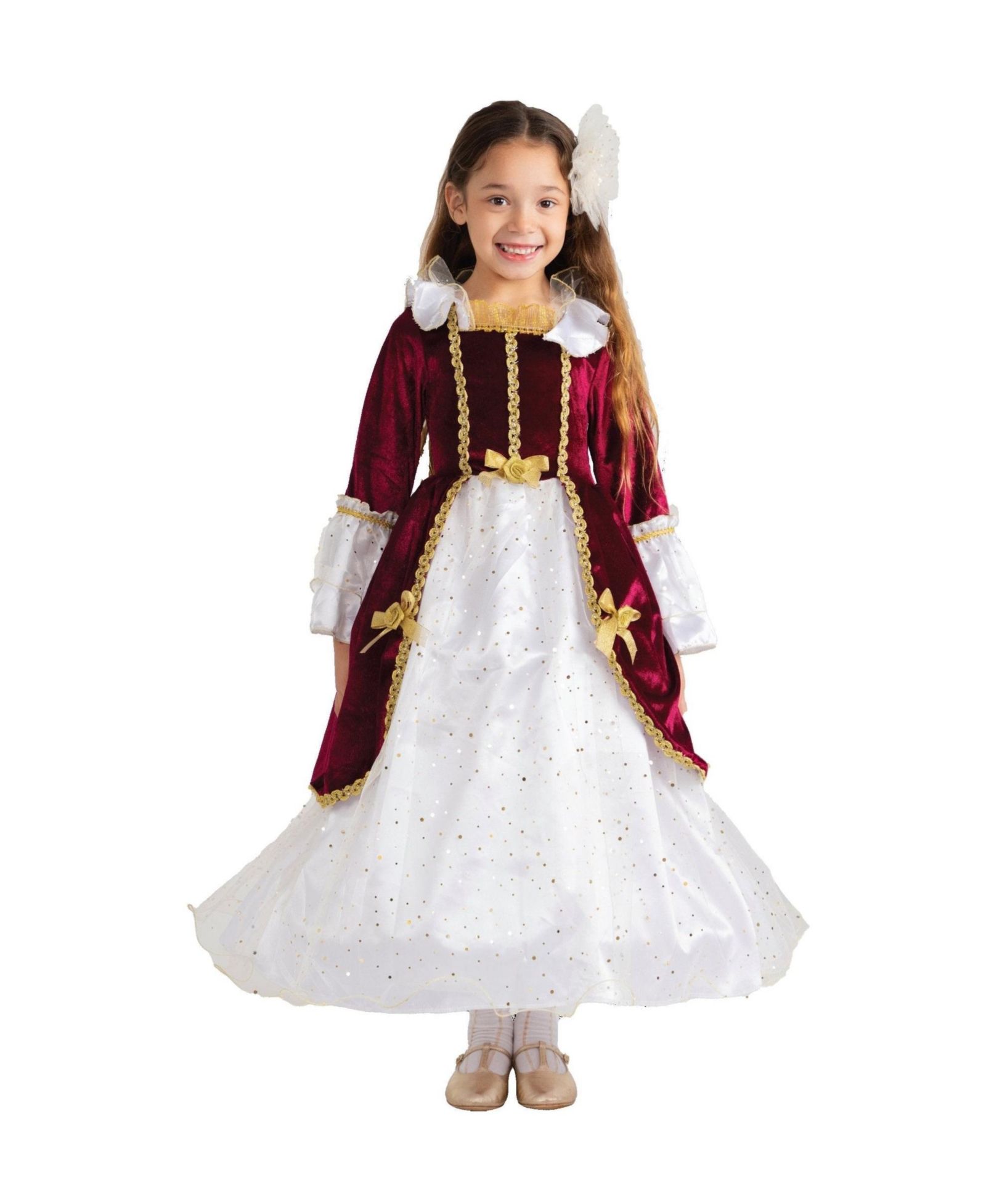Красное платье принцессы Dress Up America для девочек