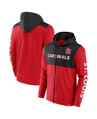 Fanatics Мужское худи Full-Zip St. Louis Cardinals Ace красного/черного цвета