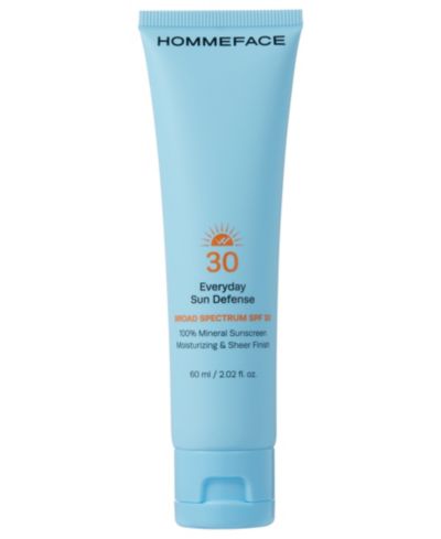 HOMMEFACE Everyday Sun Defense SPF 30 Mineral Face Sunscreen, 2.02 oz.
