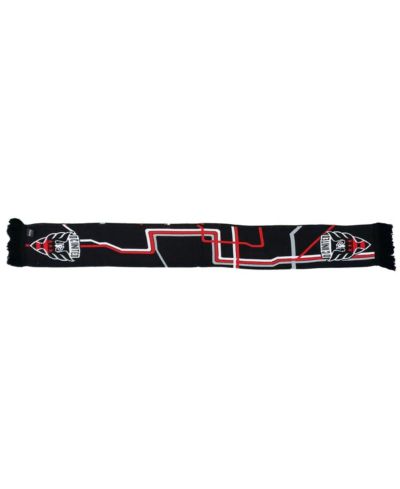 Ruffneck Scarves Black D.C. United Metro Woven Scarf
