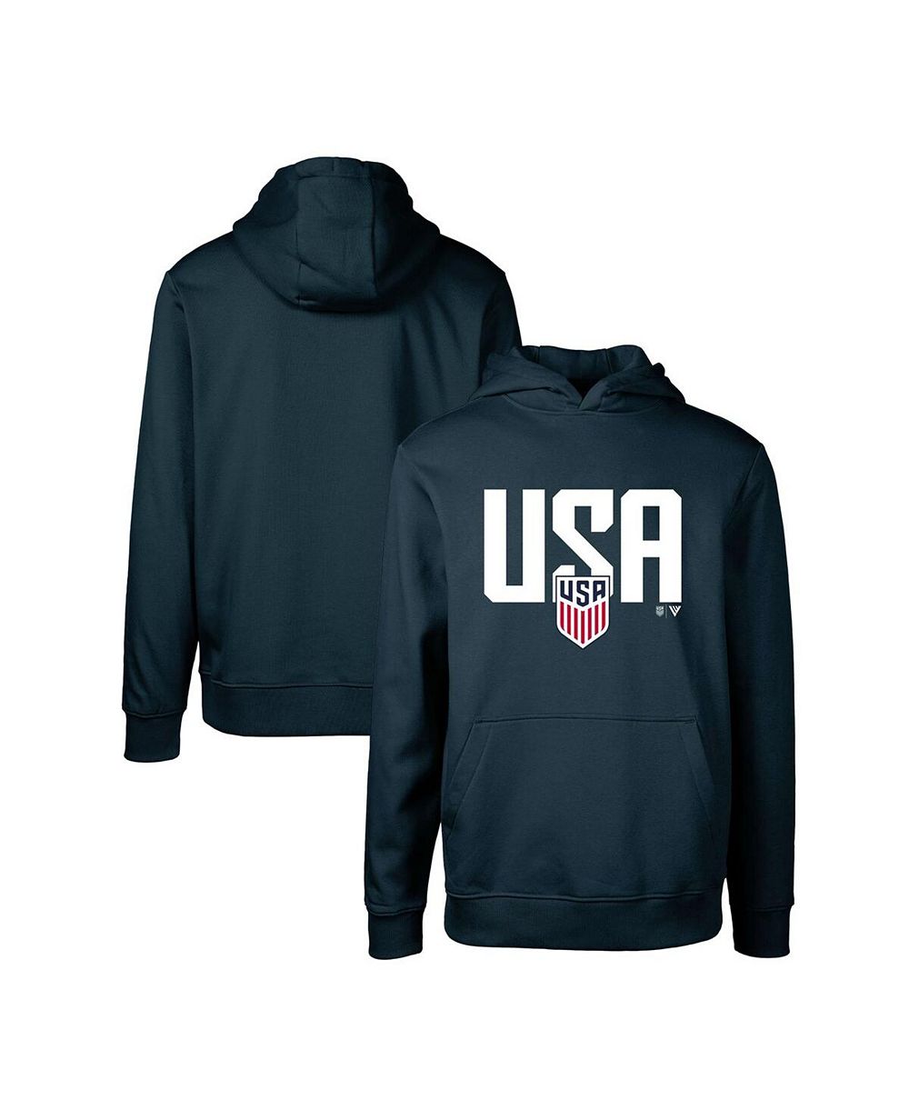 Levelwear худи с капюшоном USMNT Podium Mascot, для мальчиков и девочек, темно-синий
