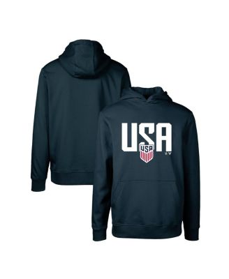 Levelwear худи с капюшоном USMNT Podium Mascot, для мальчиков и девочек, темно-синий