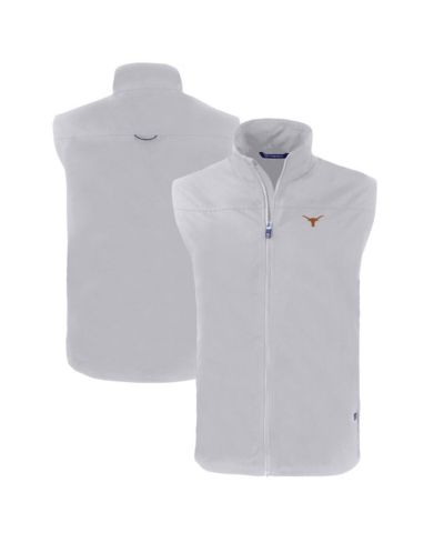 Cutter & Buck Мужская ветровка Cutter & Buck Gray Texas Longhorns Charter Eco Full-Zip Vest