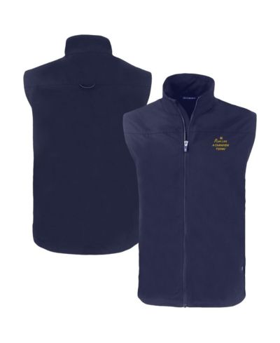 Cutter & Buck Мужской жилет Charter Eco Full-Zip с логотипом Notre Dame Fighting Irish