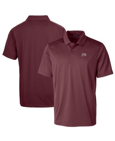 Cutter & Buck Мужское поло Montana Grizzlies, текстурированное, бордовое