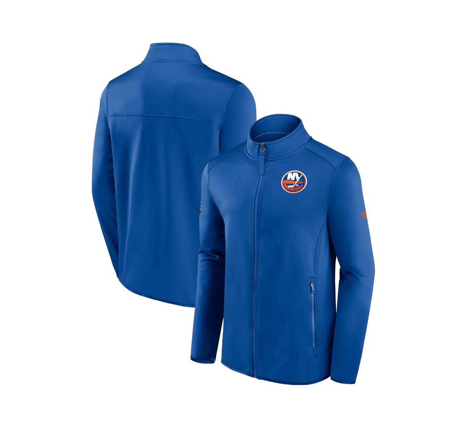 Fanatics Men's Royal New York Islanders Authentic Pro Rink Fleece Full-Zip Jacket