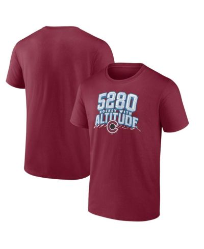 Fanatics Men's Burgundy Colorado Avalanche Local T-Shirt