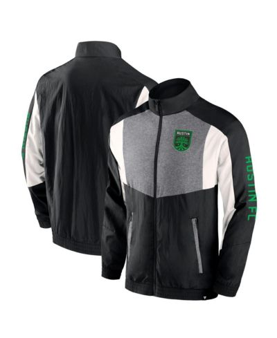 Fanatics Men's Black Austin FC Net Goal Raglan Full-Zip Track Jacket