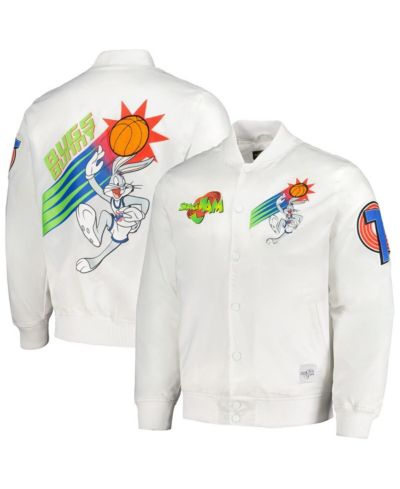 Freeze Max Мужская куртка Looney Tunes из сатина Full-Snap White