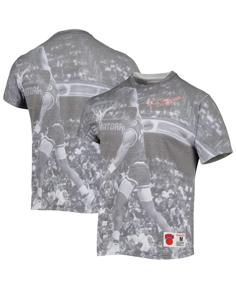 Mitchell & Ness мужская футболка Kenny Walker New York Knicks Above The Rim меланжевого серого цвета