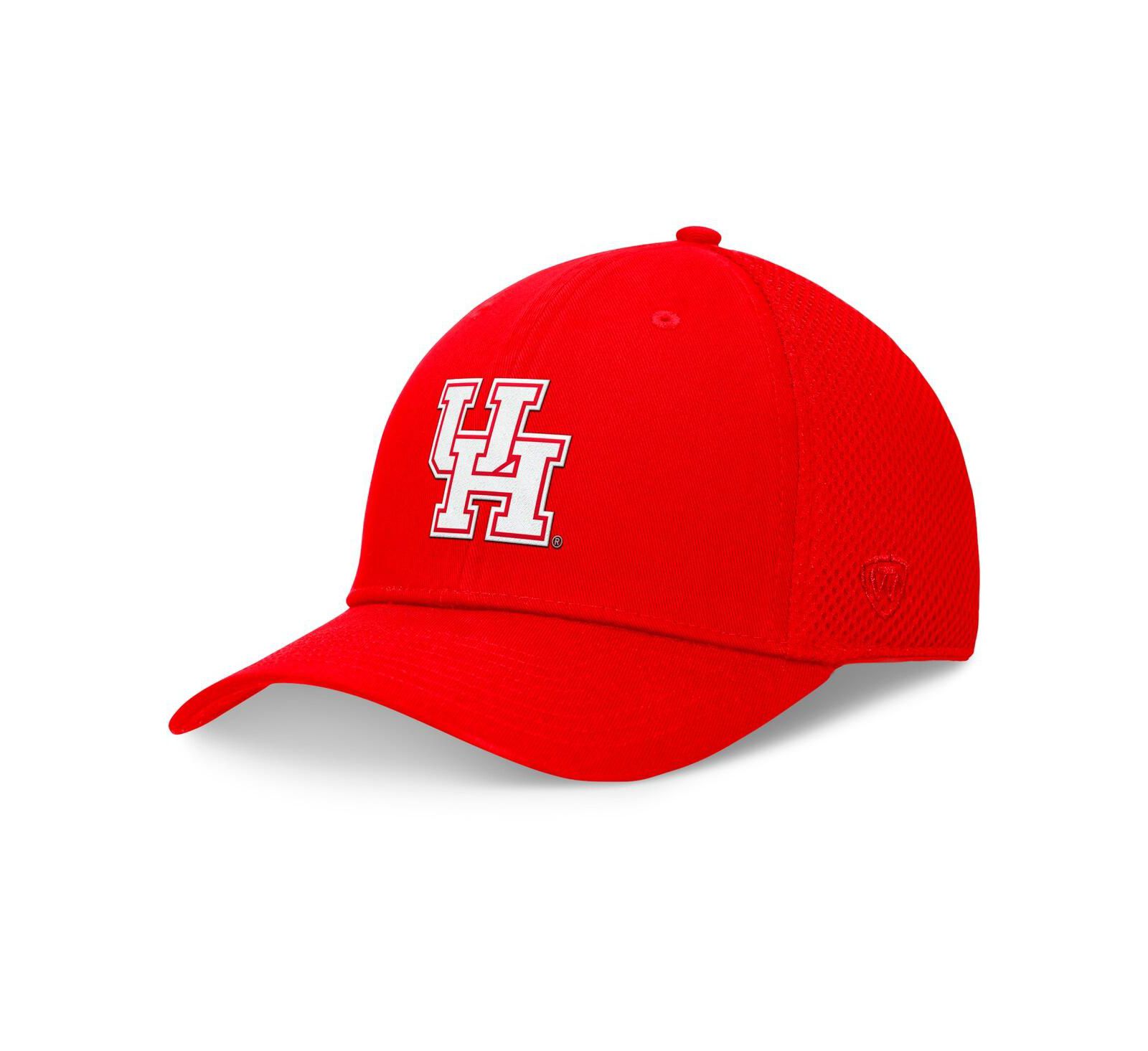 Top of the World Men's Red Houston Cougars Spacer Flex Hat