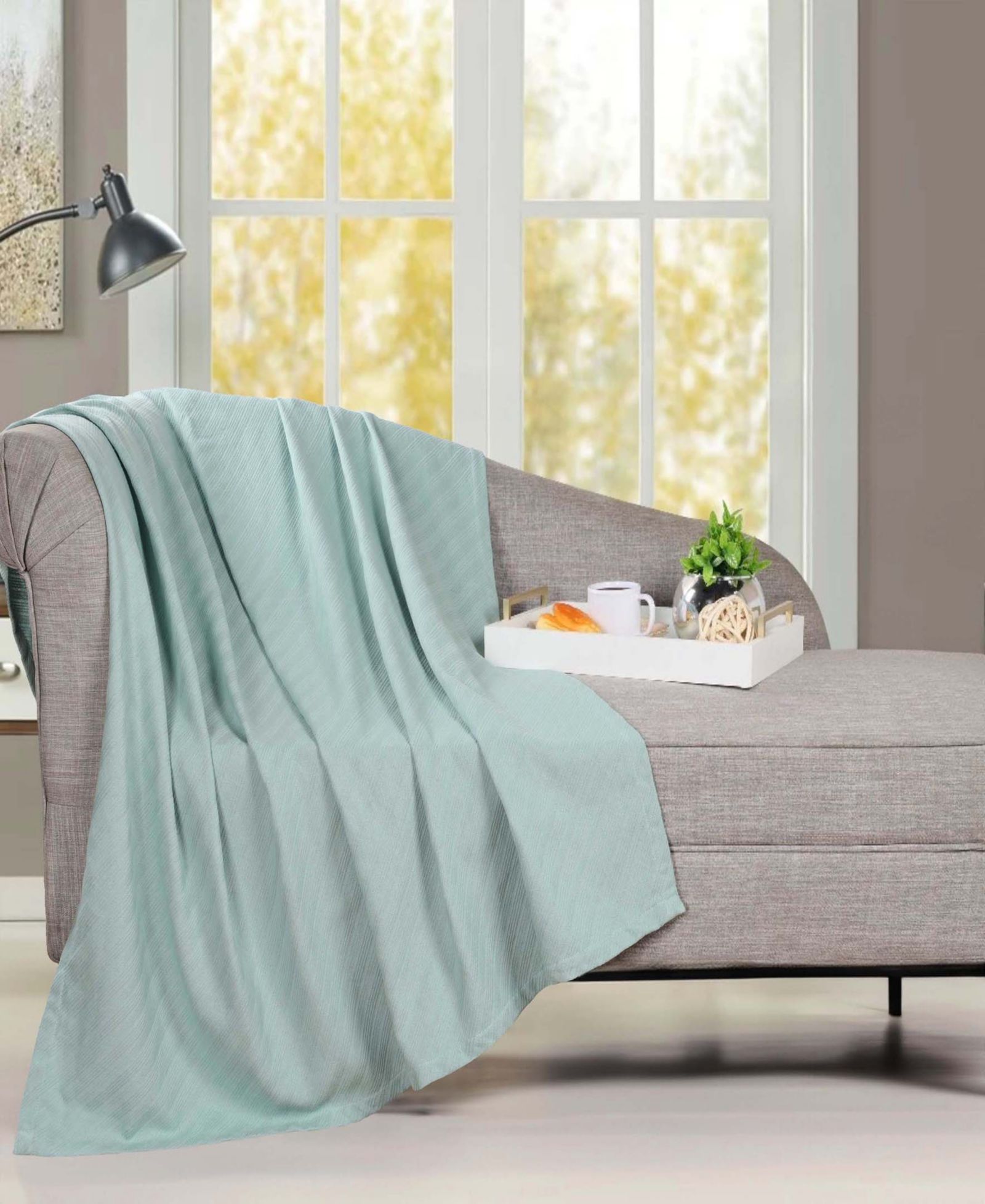 Superior плед из хлопка jacquard dobby weave 50" x 60"