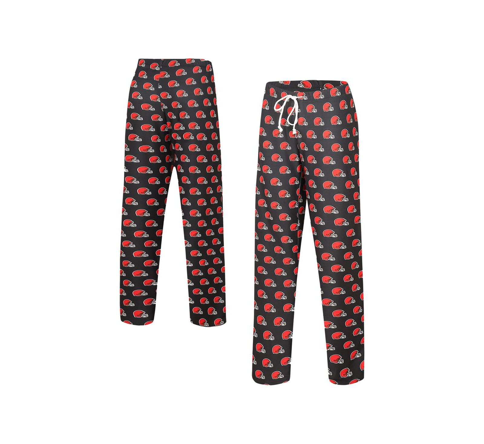 Женские спальные брюки Concepts Sport Brown Cleveland Browns Gauge Allover Print