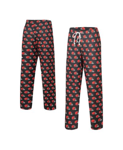 Женские спальные брюки Concepts Sport Brown Cleveland Browns Gauge Allover Print