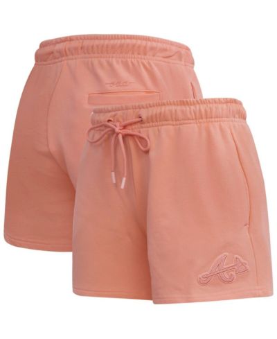 Мужские и женские флисовые шорты Pro Standard Atlanta Braves, Pink