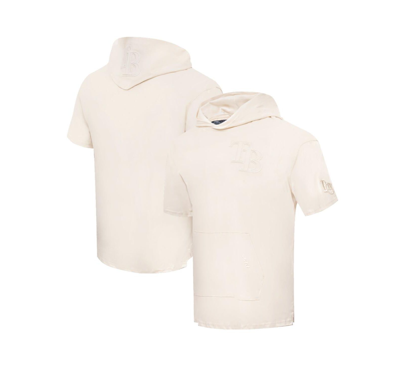Pro Standard Men's Cream Tampa Bay Rays Neutral Hoodie T-Shirt