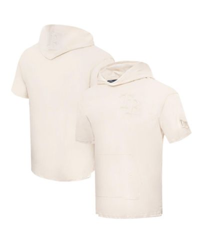 Pro Standard Men's Cream Tampa Bay Rays Neutral Hoodie T-Shirt