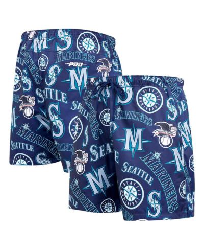 Мужские шорты Pro Standard Aqua Seattle Mariners Toss Logo Woven