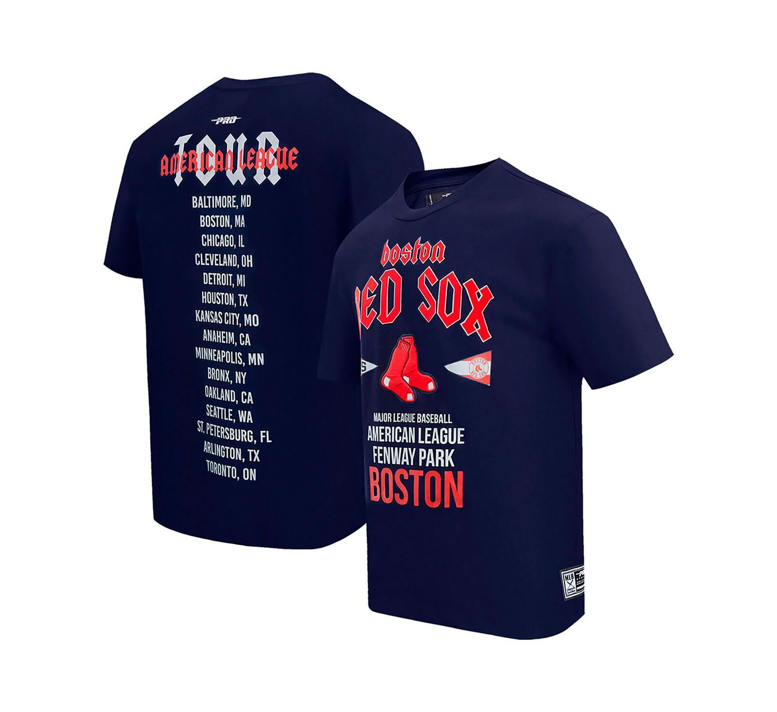 Pro Standard мужская футболка оверсайз City Tour, темно-синий цвет Boston Red Sox