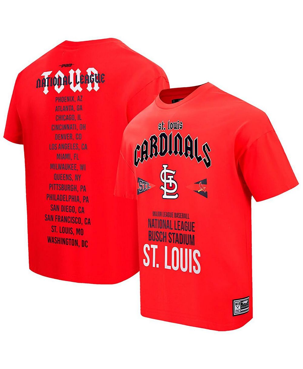 Pro Standard Мужская футболка St. Louis Cardinals Red Oversized City Tour