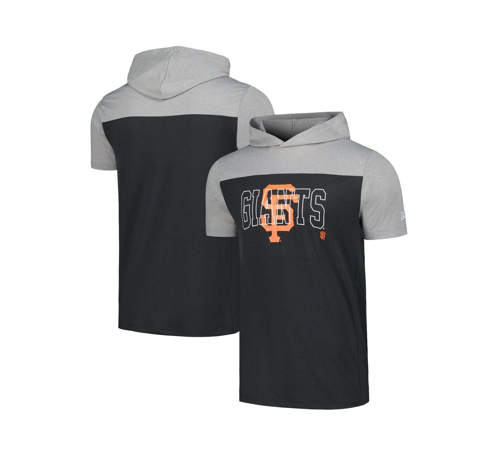 New Era Мужское черное худи San Francisco Giants Active Brushed