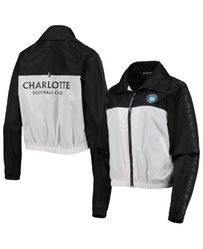The Wild Collective Women's Black Charlotte FC Anthem Full-Zip Jacket