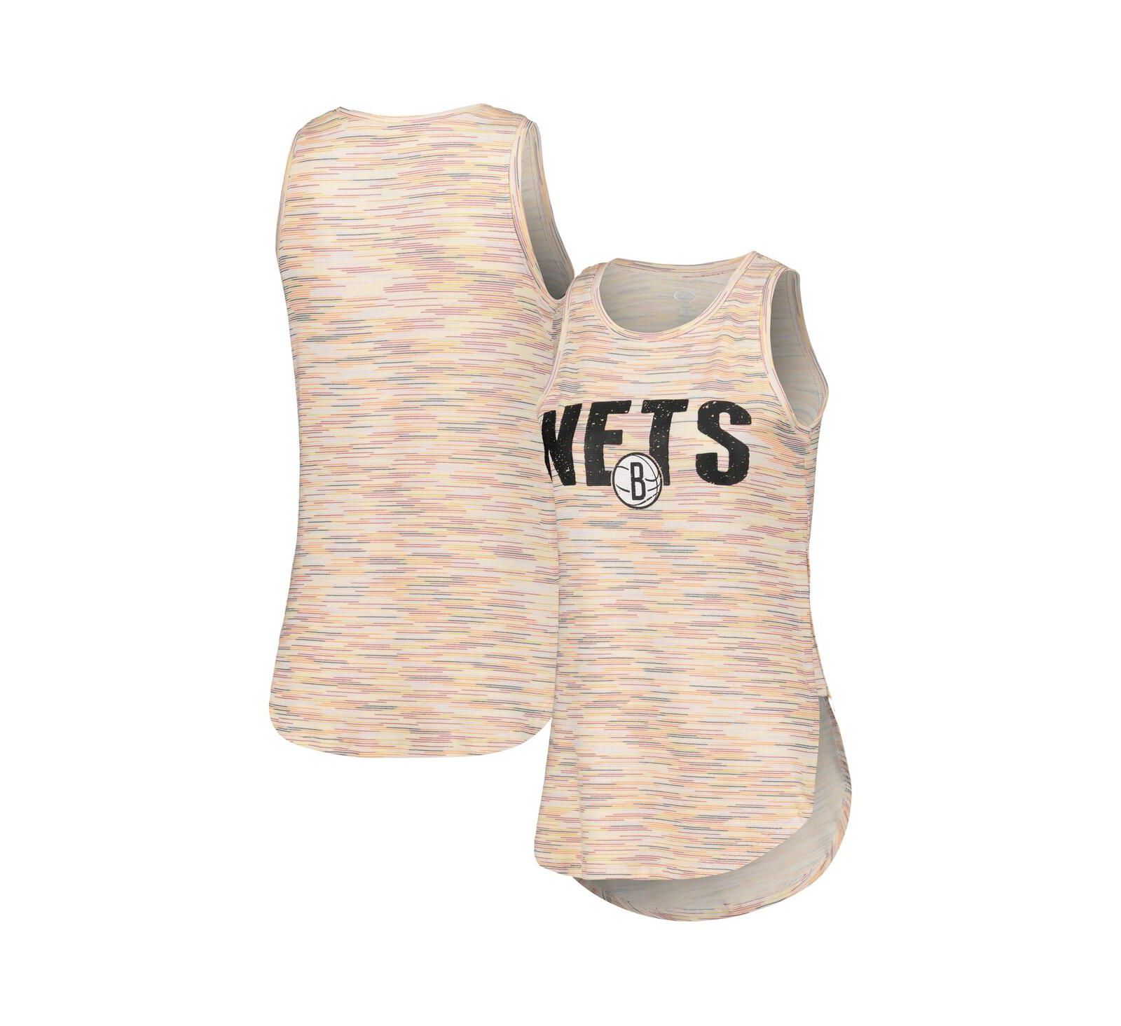 Женский майка Concepts Sport White Brooklyn Nets Sunray