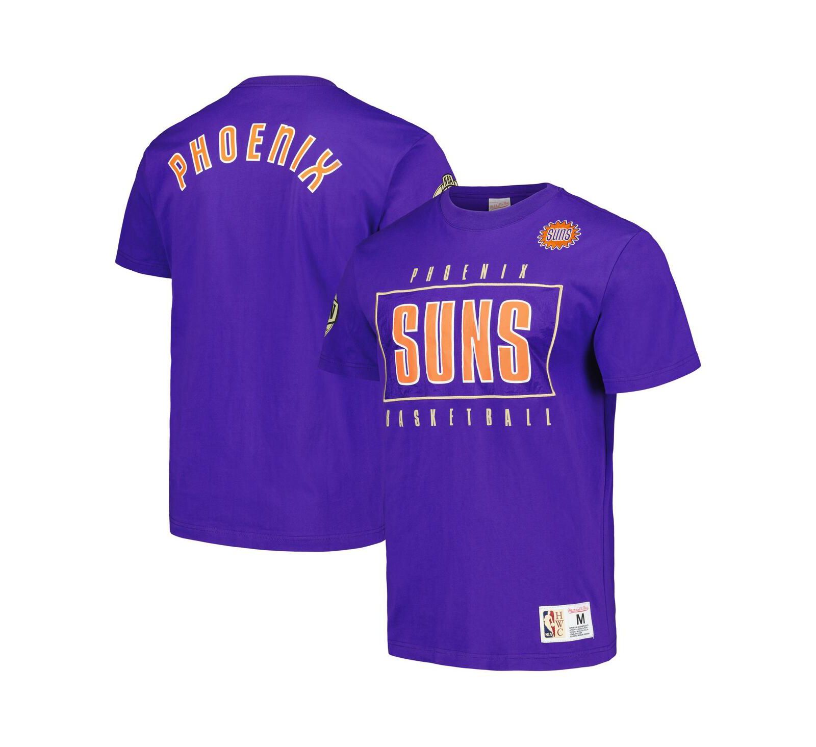 Mitchell & Ness Мужская футболка Phoenix Suns Hardwood Classics Premium Vintage Logo