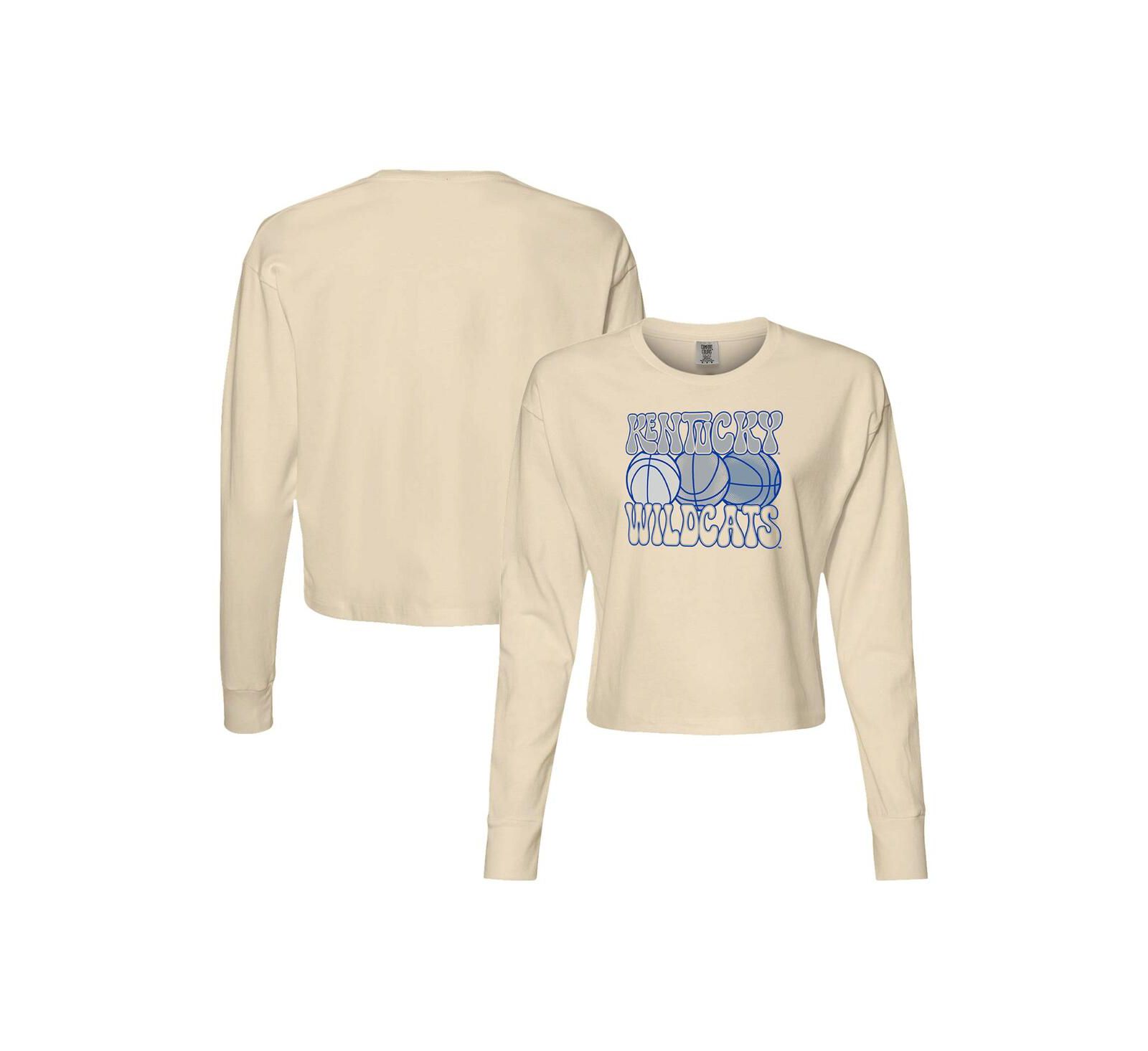 Женская укороченная футболка Image One Kentucky Wildcats Comfort Colors
