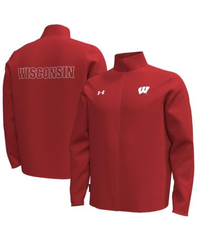 Мужская куртка Under Armour Red Wisconsin Badgers Command Full-Zip
