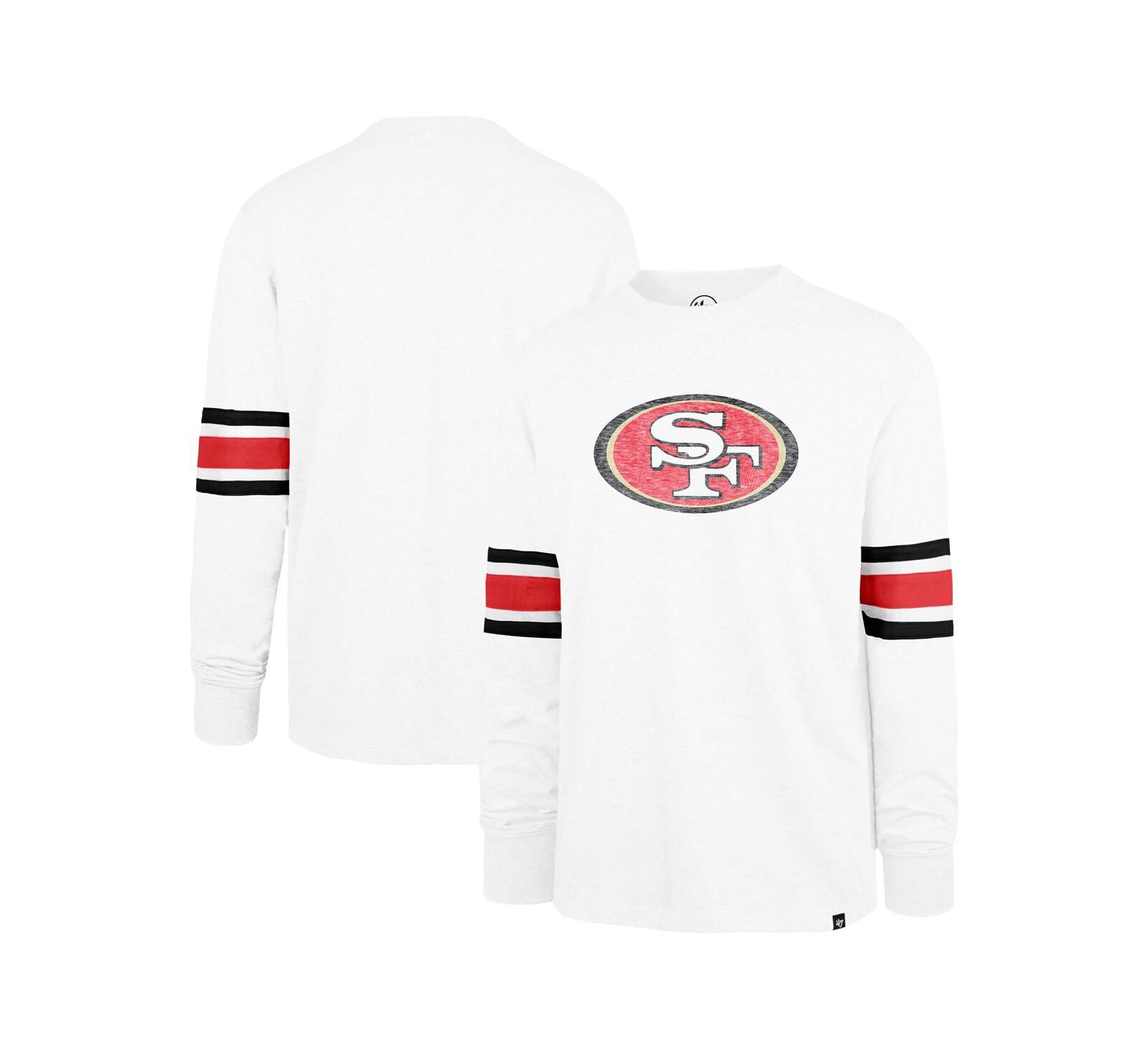 '47 Brand Men's White San Francisco 49ers Gridiron Premier Brex Long Sleeve T-Shirt