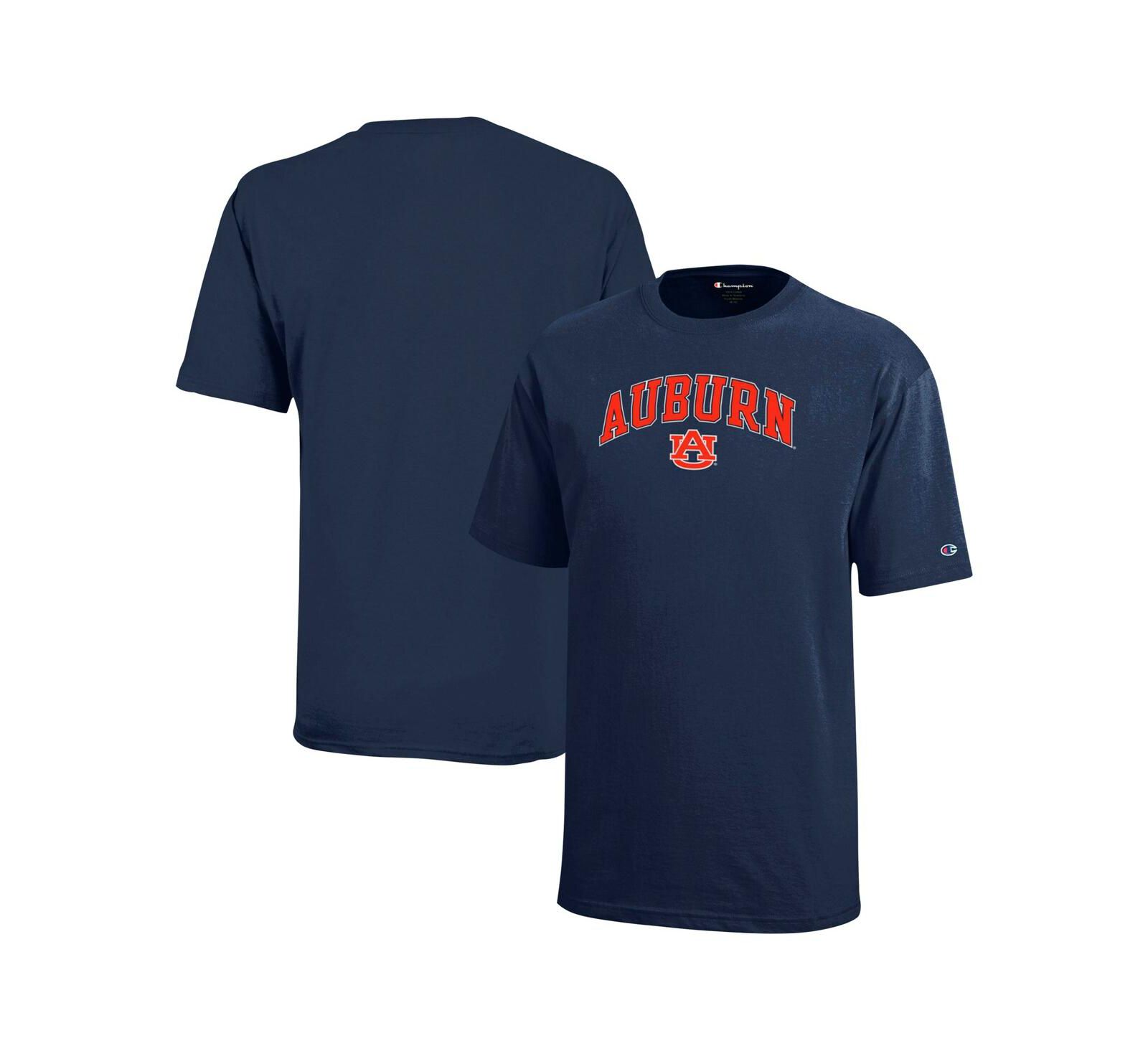 Футболка Champion Big Boys and Girls Navy Auburn Tigers Arch Over Logo