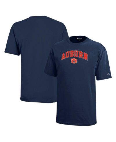 Футболка Champion Big Boys and Girls Navy Auburn Tigers Arch Over Logo
