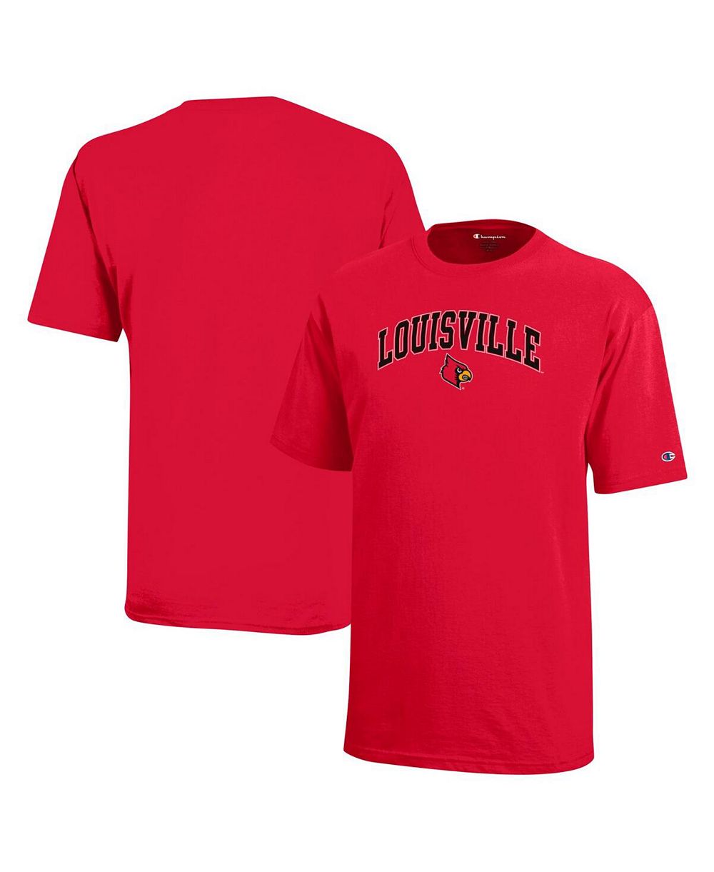 Футболка Champion с логотипом Louisville Cardinals для мальчиков и девочек, красная