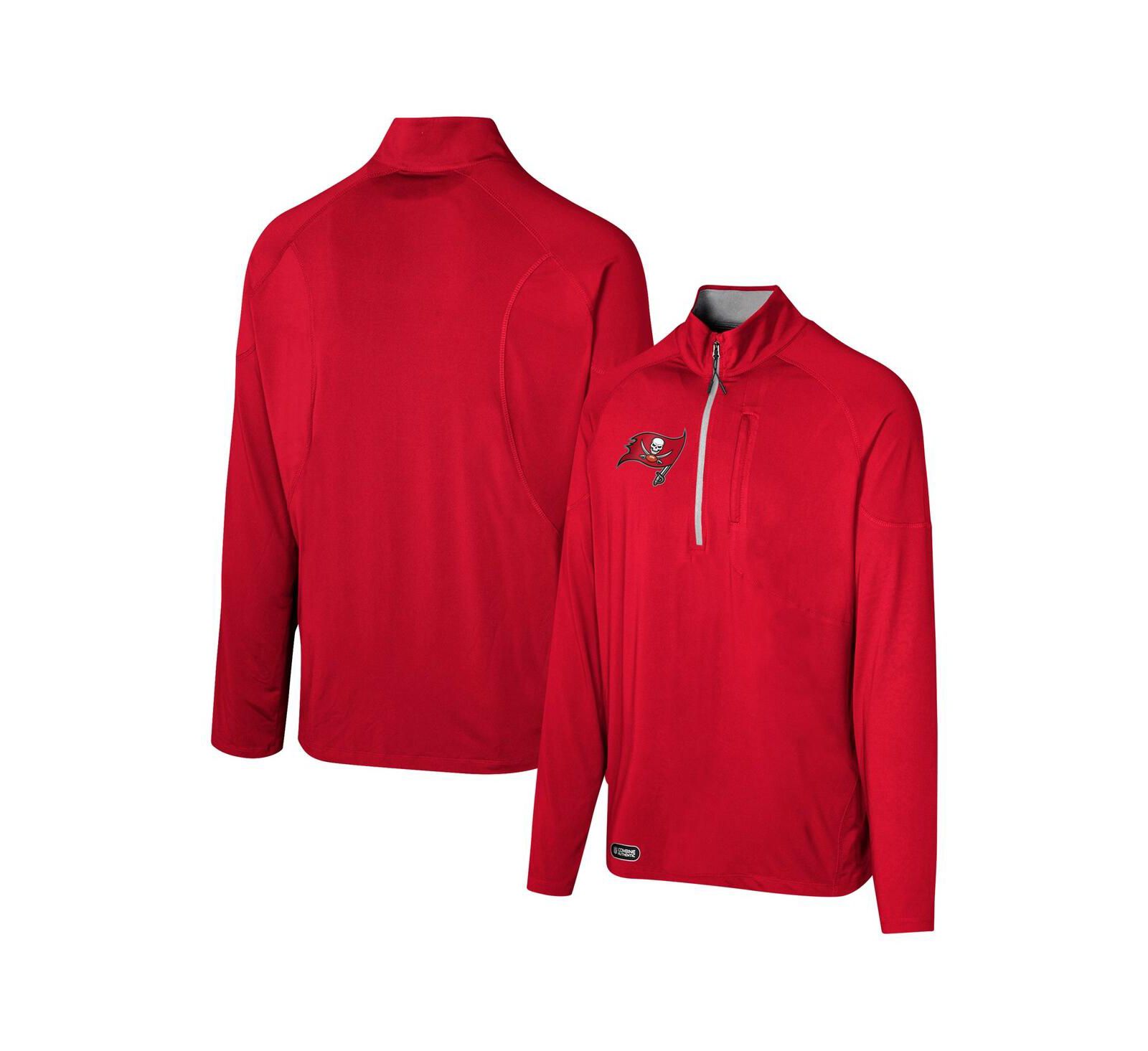 Outerstuff джемпер с молнией Tampa Bay Buccaneers Grind Iron для мужчин, красный