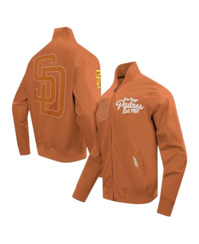 Мужская куртка Pro Standard Brown San Diego Padres Paint The City Twill Full-Zip