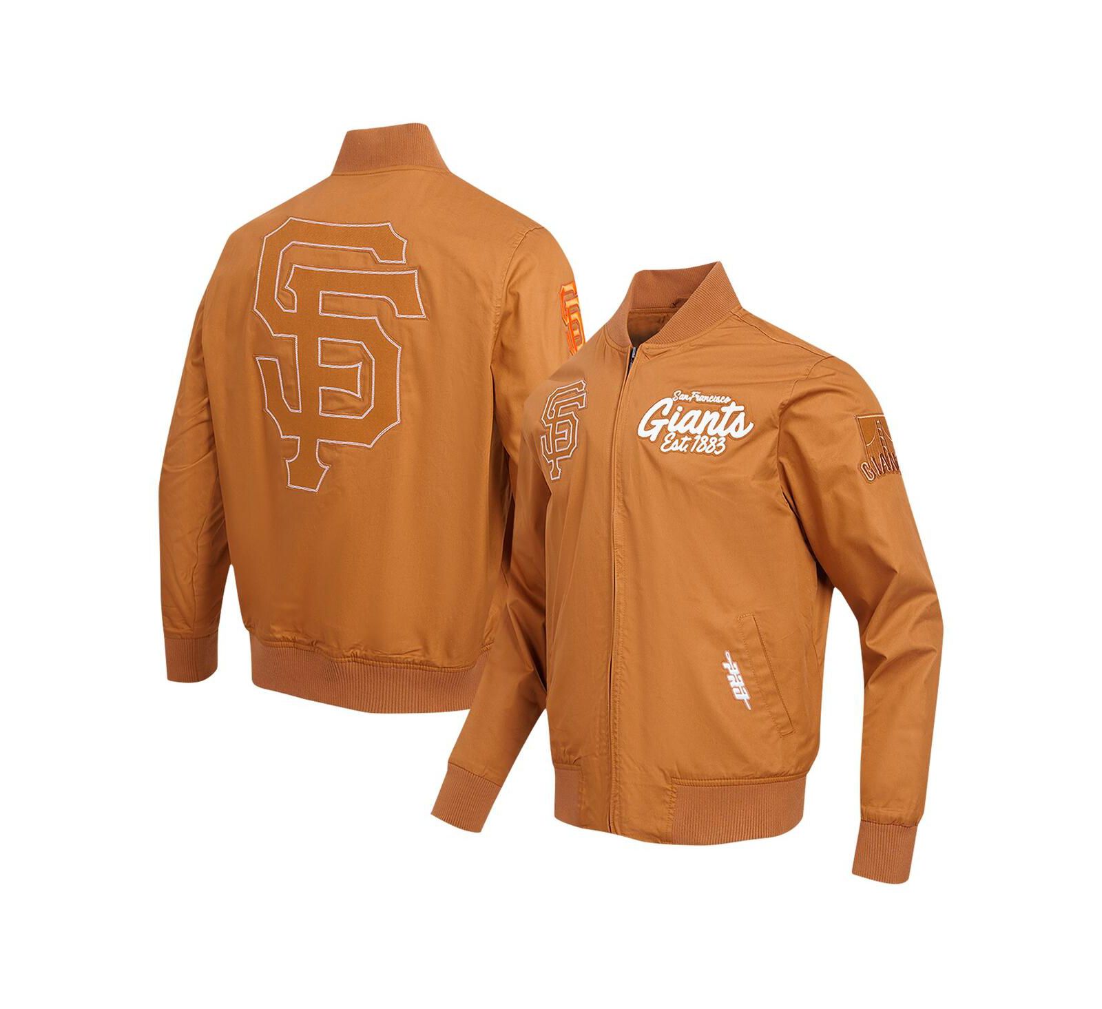 Мужская куртка Pro Standard San Francisco Giants Paint The City Full-Zip, коричневая