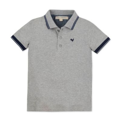 Hope & Henry Hope and Henry Boys' Short Sleeve Knit Pique Polo Shirt - Kid