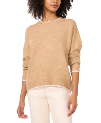 Vince Camuto Women's Tipped Crewneck Sweater