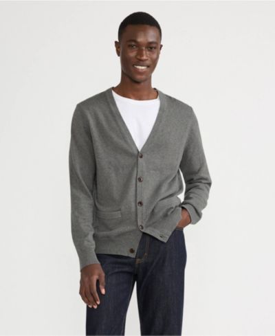 Кардиган Lands' End Big & Tall Fine Gauge Cotton