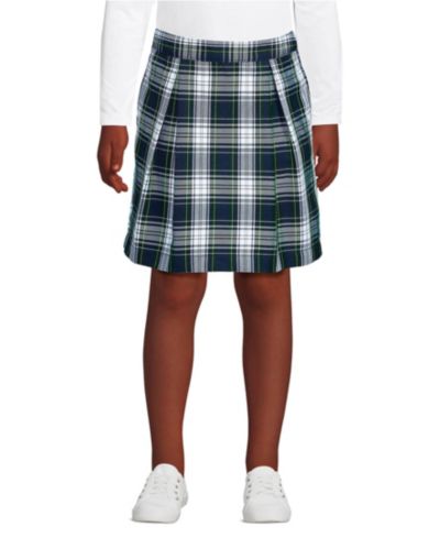 Детский шорты-юбка Lands' End Plaid до колена