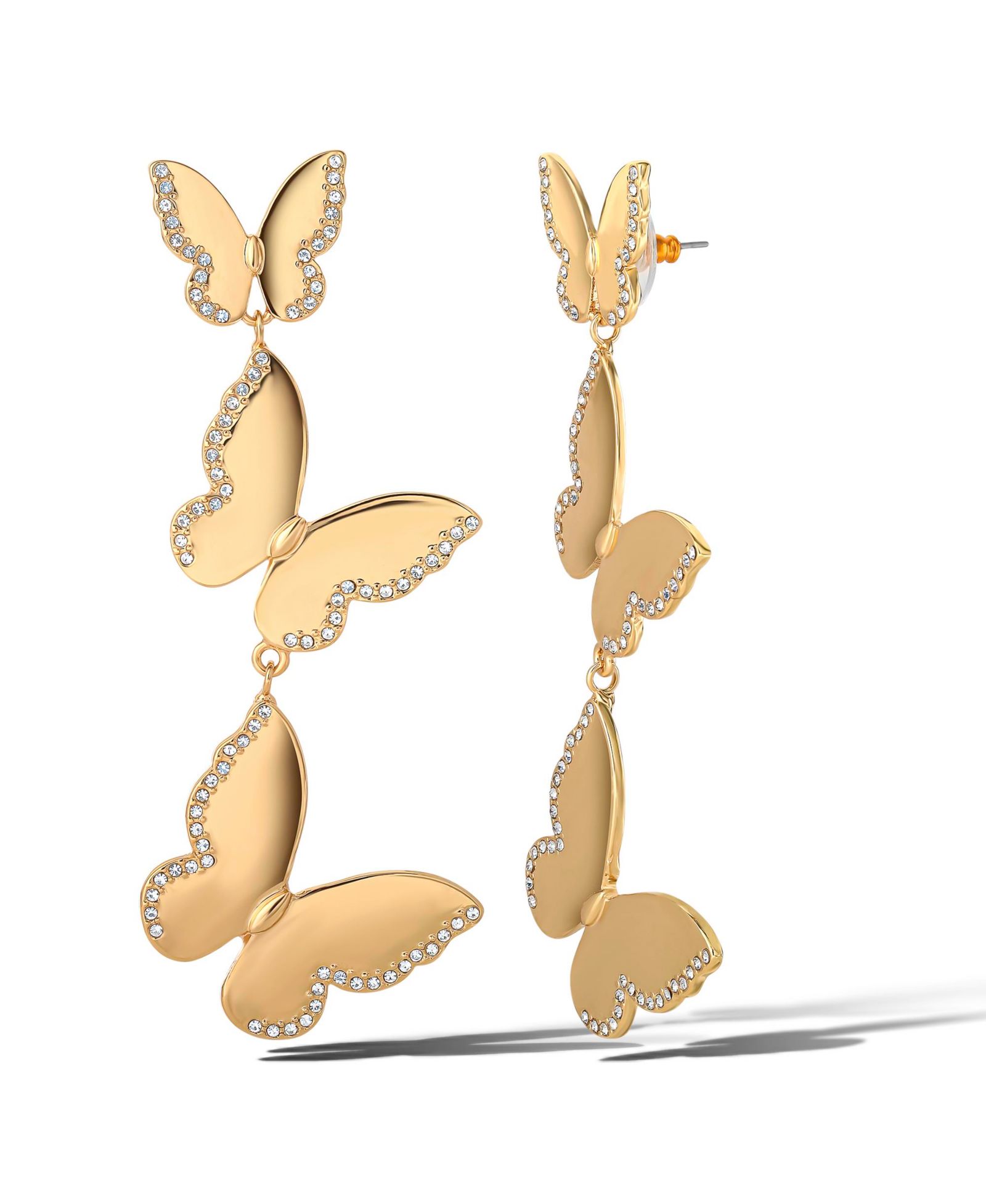 Jessica Simpson серьги-подвески Butterfly