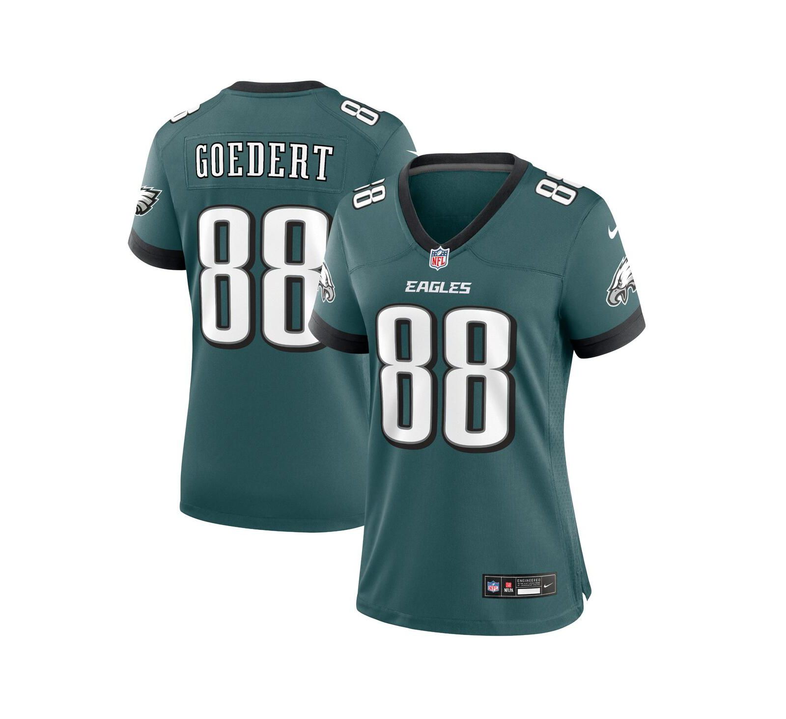 Женская игровая джерси Nike Philadelphia Eagles Team Game, темно-зеленый цвет