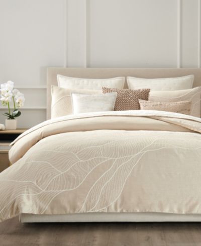 Donna Karan Home декоративная наволочка Dune с вышивкой King