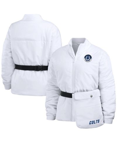 Куртка WEAR by Erin Andrews Women's White Indianapolis Colts Puffer