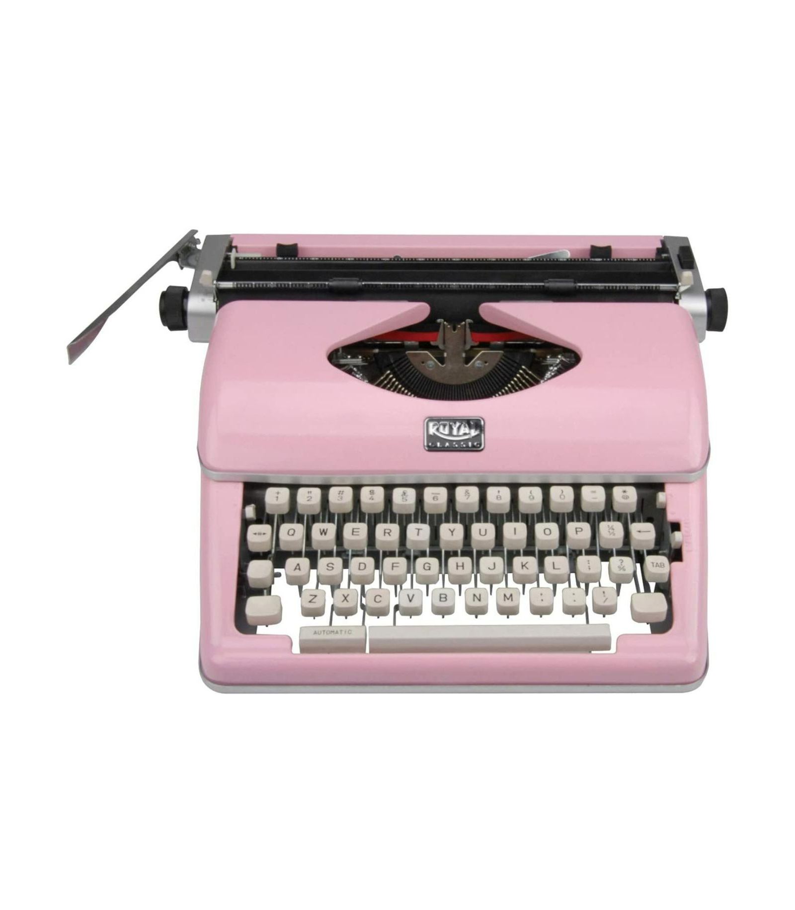 Royal Consumer Classic Retro Manual Typewriter (Pink)