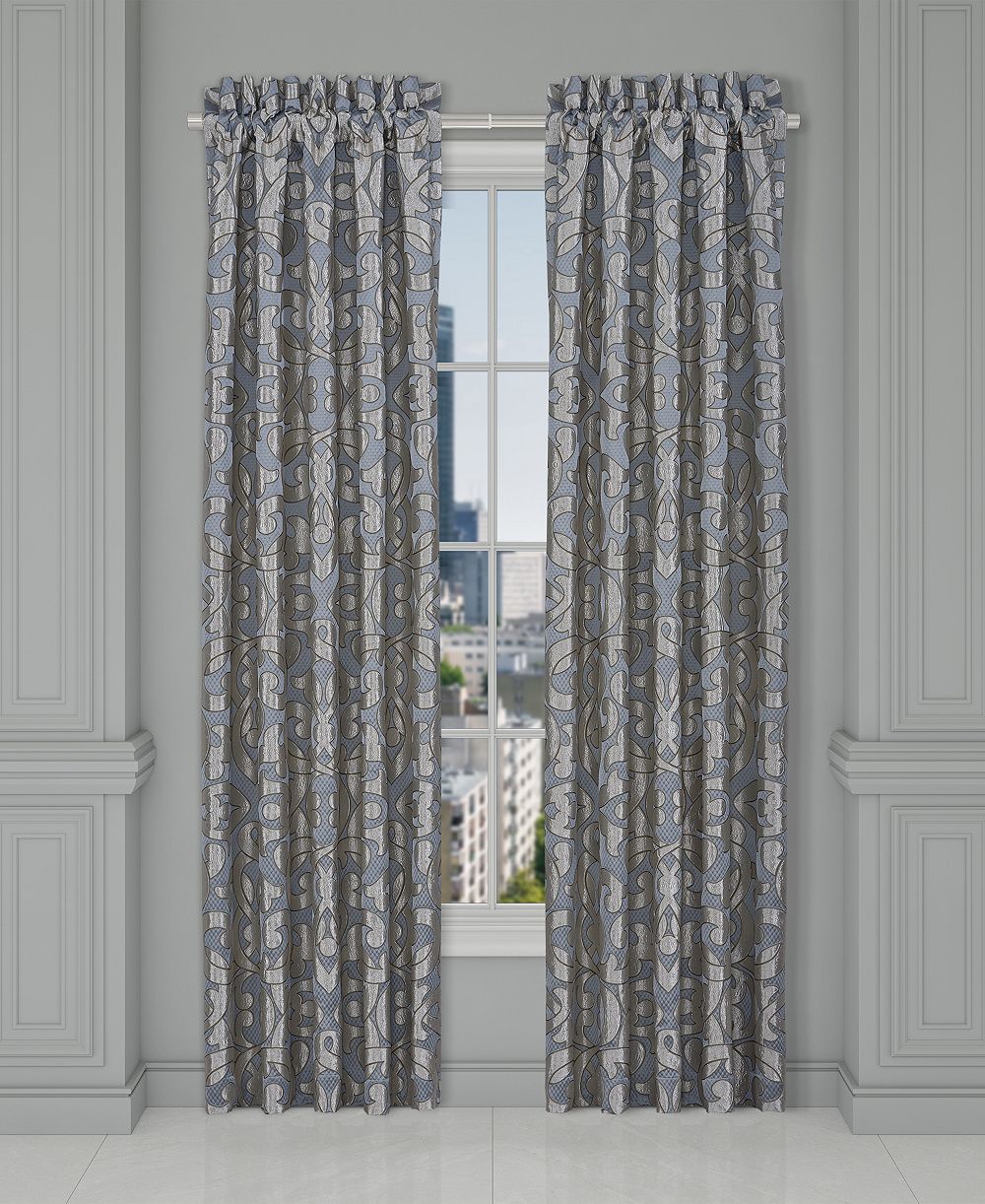 J Queen New York Barocco Window Panel Pair, 50" x 95"