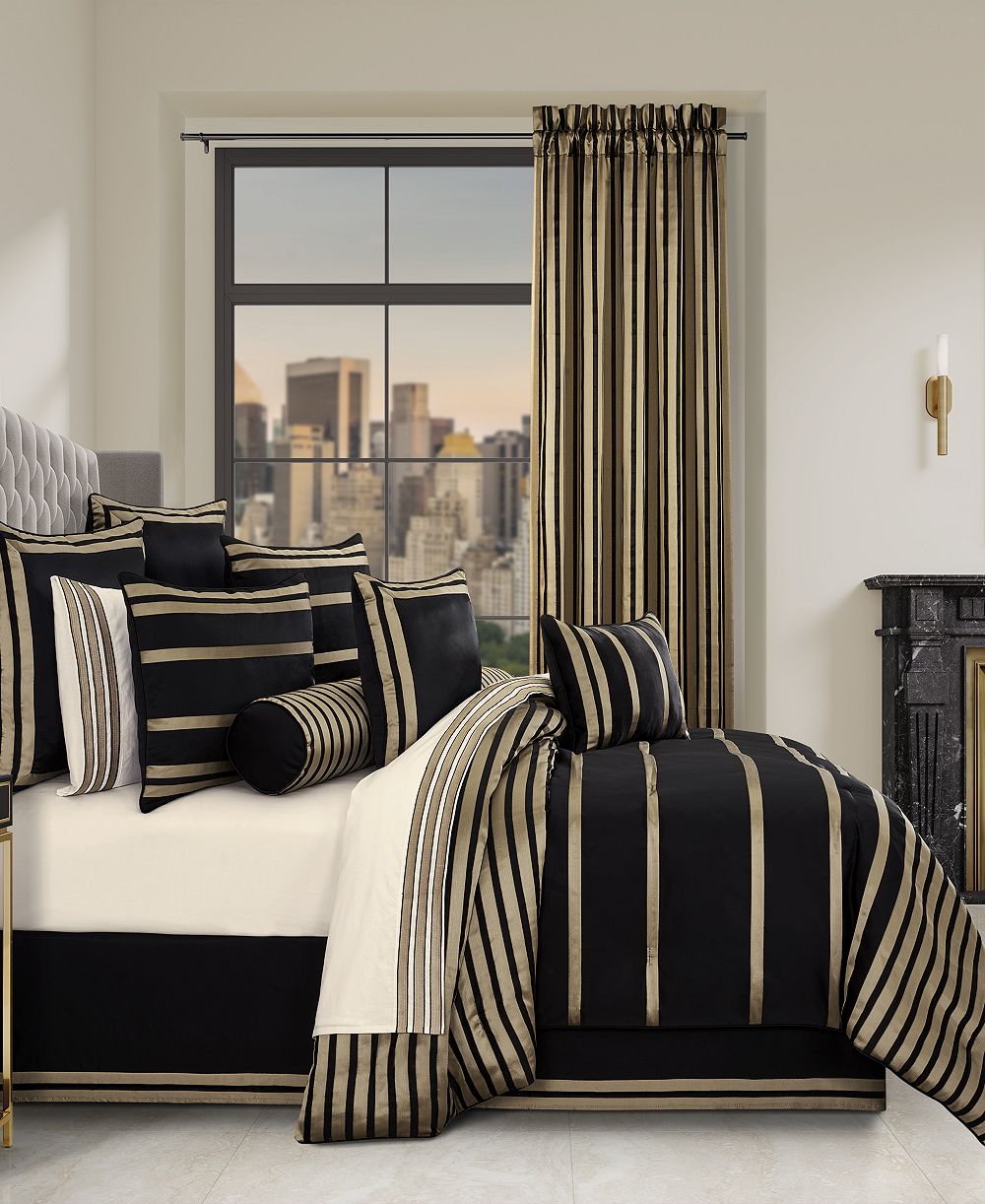 Комплект J Queen New York Calvari 4-Pc. Comforter Set, California King